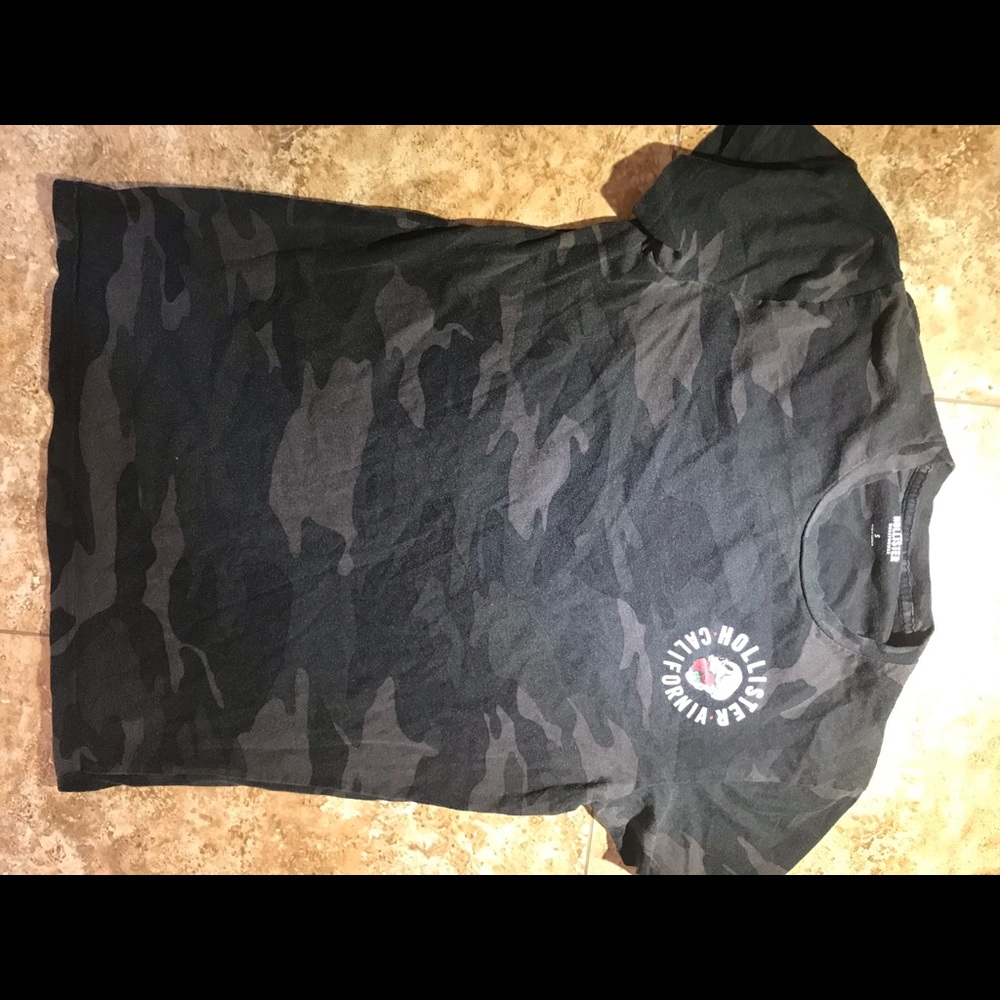 Black Camo Hollister Shirt